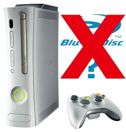 No Blu-Ray for Xbox 360